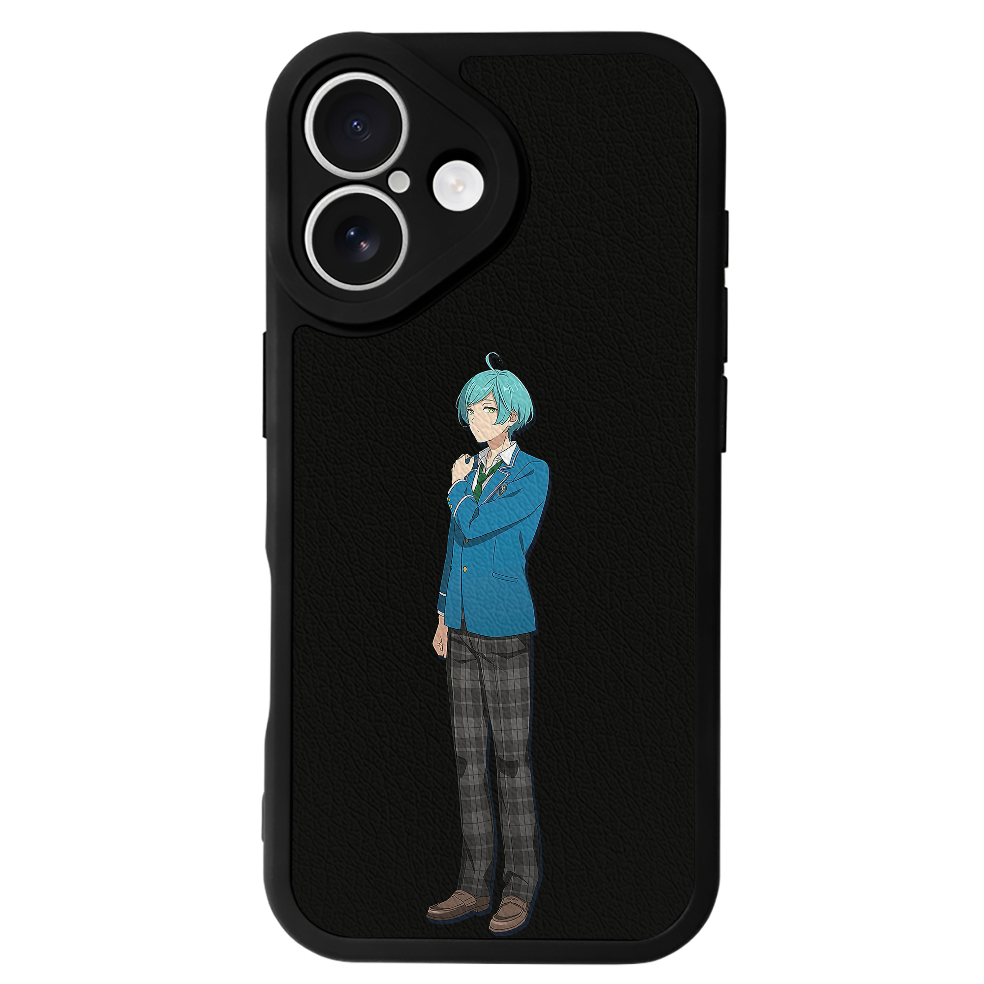 （画像用） あんさんぶるスターズ! Ensemble Stars 【iPhone 16シリーズ対応】シリコンスマホケース（レザー調） 材質：シリコン